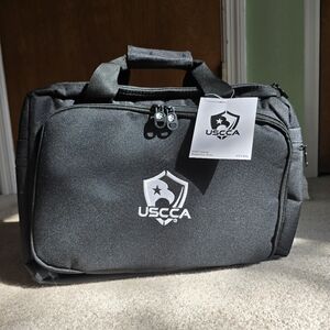 USCCA Range Bag Tactical Duffel Bag Black 600D Shoulder Strap Carrying Case